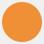 最高の無地とテクスチャ クラシック ラウンド ステッカー (正面)