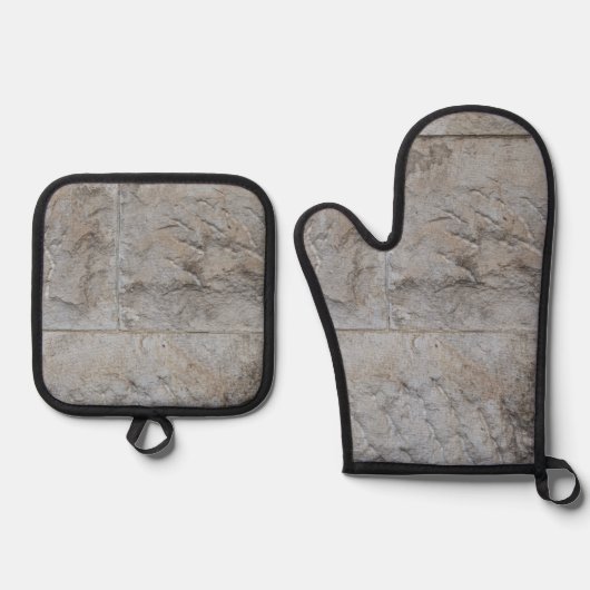 最高の無地のカラー銀色キルティング保温法 鍋つかみ&鍋敷きセット (正面)