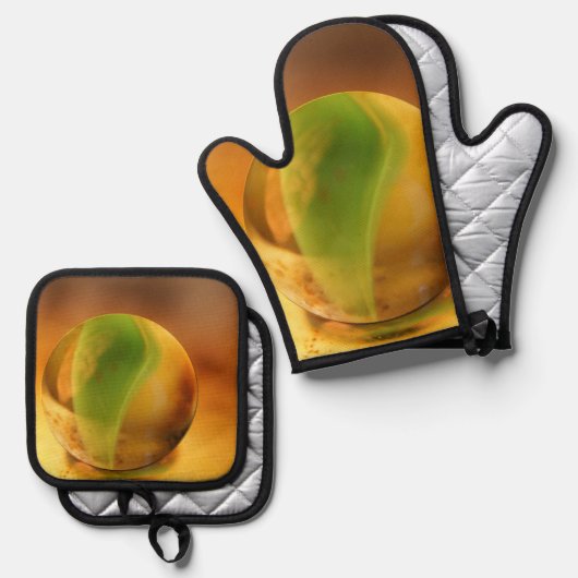 最高の無地のカラー銀色キルティング保温法 鍋つかみ&鍋敷きセット (正面/裏面)