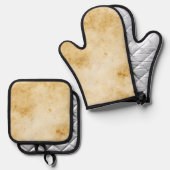 最高の無地のカラー銀色キルティング保温法 鍋つかみ&鍋敷きセット (正面/裏面)