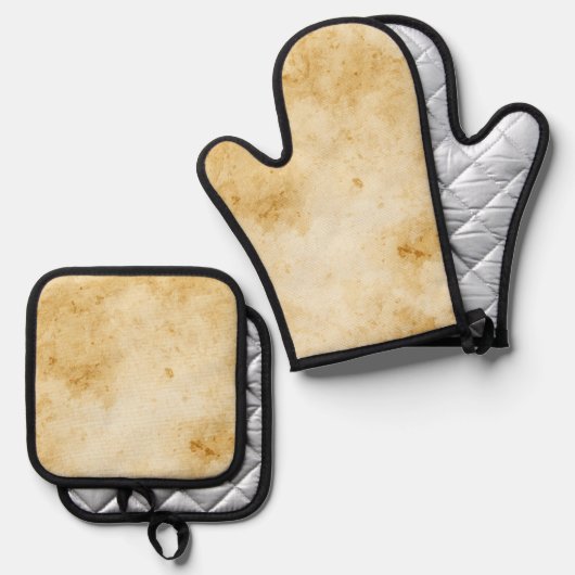 最高の無地のカラー銀色キルティング保温法 鍋つかみ&鍋敷きセット (正面/裏面)