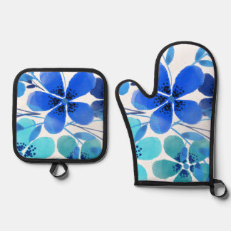 最高の無地のカラー銀色キルティング保温法 鍋つかみ&鍋敷きセット