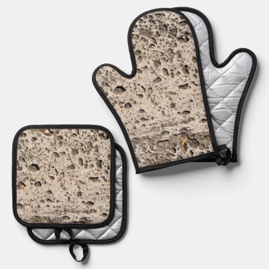 最高の無地のカラー銀色キルティング保温法 鍋つかみ&鍋敷きセット (正面/裏面)