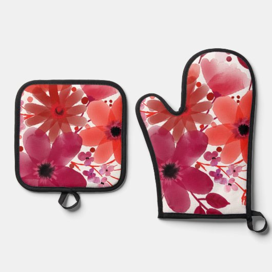 最高の無地のカラー銀色キルティング保温法 鍋つかみ&鍋敷きセット (正面)