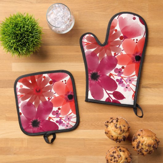 最高の無地のカラー銀色キルティング保温法 鍋つかみ&鍋敷きセット (トップダウン)