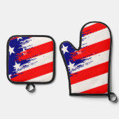 最高の無地のカラー銀色キルティング保温法 鍋つかみ&鍋敷きセット (正面)