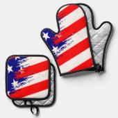 最高の無地のカラー銀色キルティング保温法 鍋つかみ&鍋敷きセット (正面/裏面)