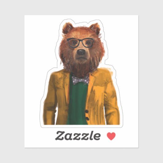 最高の熊 シール (シート)