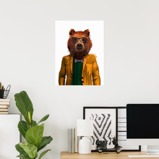 最高の熊 ポスター (ホームオフィス)