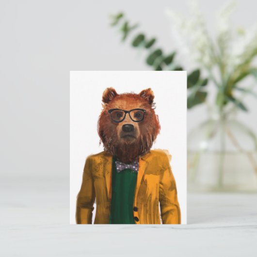 最高の熊 ポストカード (スタンド正面)