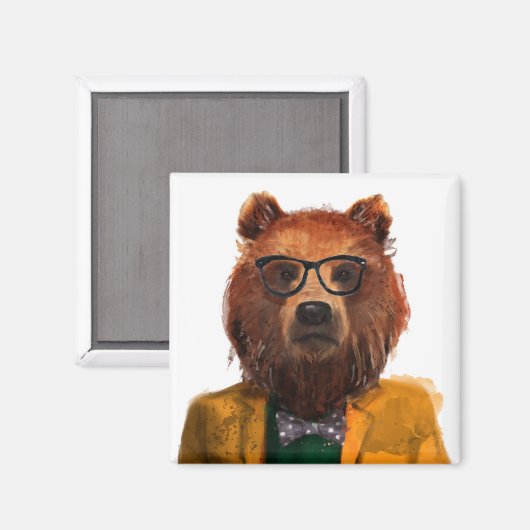 最高の熊 マグネット (正面/裏面)