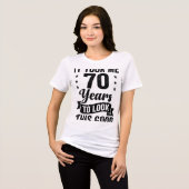 最高の熟成 - 70歳の誕生日ギフト トライブレンドＴシャツ (正面全面)