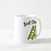 最高の父おもしろいの日を歌う コーヒーマグカップ (正面右)