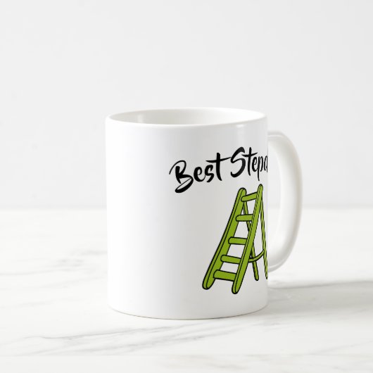 最高の父おもしろいの日を歌う コーヒーマグカップ (正面右)