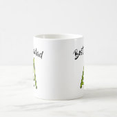 最高の父おもしろいの日を歌う コーヒーマグカップ (中央)