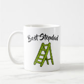 最高の父おもしろいの日を歌う コーヒーマグカップ (左)