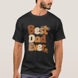 最高の父さんのかぎ針編み風あったかシャツ Tシャツ