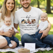 最高の父さんへ|父の日 Dad カットアウト 3 枚の写真 Tシャツ