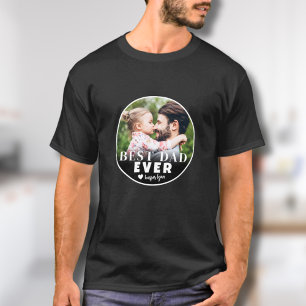 最高の父さんカスタムフォト父 Tシャツ