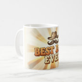 最高の父さんコーヒーマグ | 面白い父の日ギフト コーヒーマグカップ (正面左)