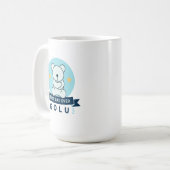 最高の父さんゴルくまテディベア コーヒーマグカップ (正面左)