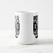 最高の父さん賞 リボン ヒゲ ギフト コーヒーマグカップ (中央)