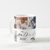 最高の父さん!カスタム7-Photo Father's Day Mug コーヒーマグカップ (正面左)