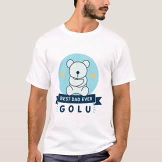 最高の父さん ゴルゥ テディベア Tシャツ
