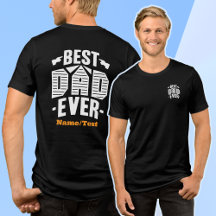 最高の父さん メンズTシャツ Funny Fathers Day