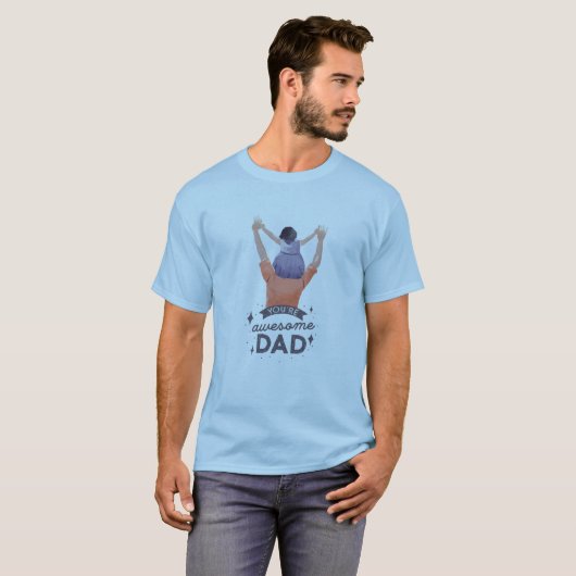 最高の父さん メンズTシャツ Tシャツ (正面フル)