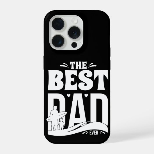 最高の父さん - 父と子 iPhoneケース (裏面)