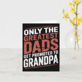 最高の父だけが祖父に昇格する カード (黄色い花)