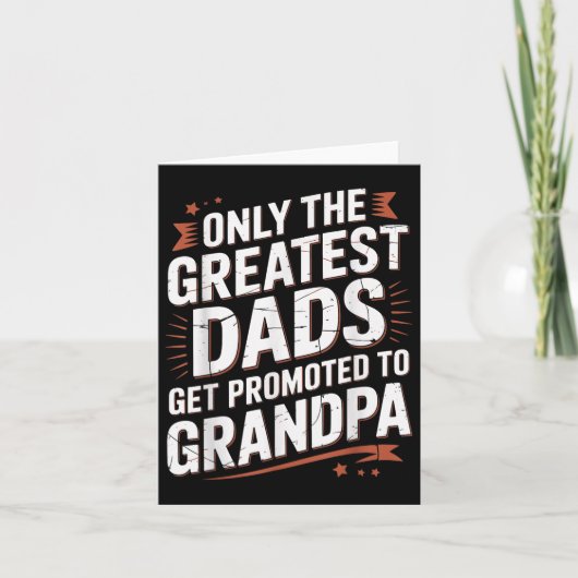 最高の父だけが祖父に昇格する カード (正面)