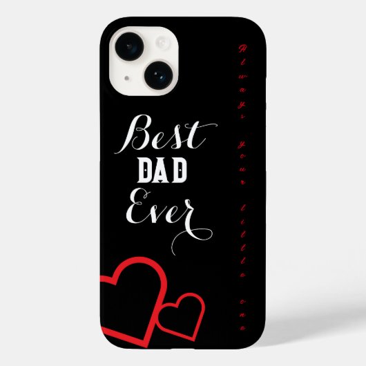 最高の父のための Case-Mate iPhoneケース (裏面)