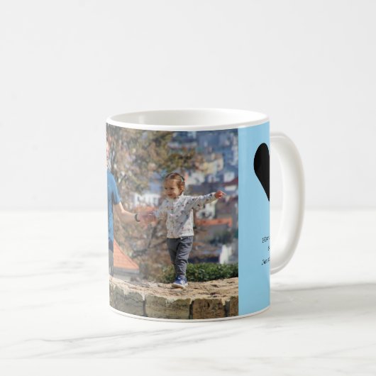 最高の父の日のフォト・コーヒー・マグ コーヒーマグカップ (正面右)