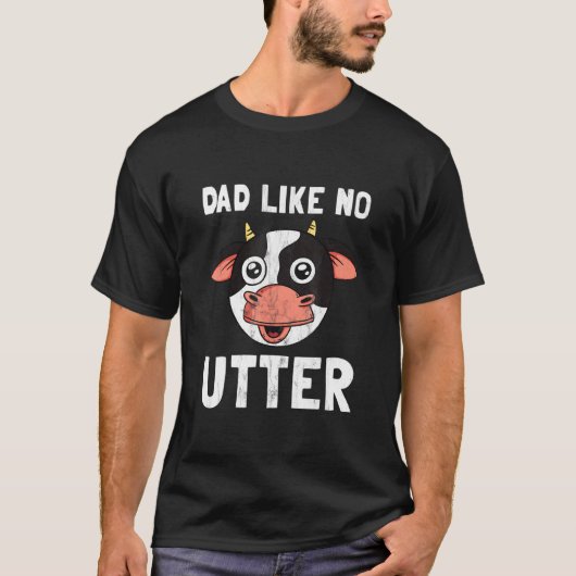 最高の父の日 ファームの牛のパパ Tシャツ (正面)