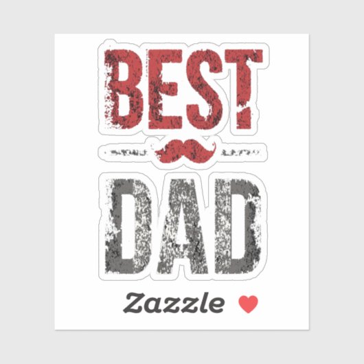 最高の父は初日から Funny Father's day シール (シート)