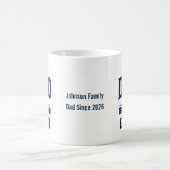 最高の父は神に祝福されるとパーソナライズ コーヒーマグカップ (中央)
