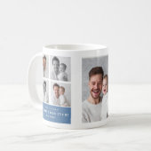 最高の父へ オリジナル 写真コラージュ コーヒーM コーヒーマグカップ (正面左)