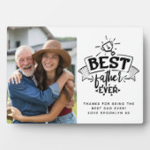 最高の父へ | トロフィー写真 フォトプラーク (正面)