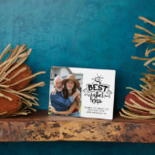 最高の父へ | トロフィー写真 フォトプラーク (側面)