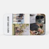 最高の父を祝おう 4枚の写真コラージュ Case-Mate iPhoneケース (裏面(横))