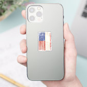 最高の父アメリカ国旗ギフト 父の日 プレゼント 男 シール (スマートフォン)