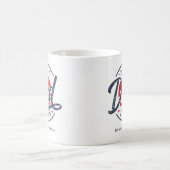 最高の父キッズネーム コーヒーマグカップ (中央)