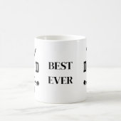 最高の父ゴルフマグ コーヒーマグカップ (中央)