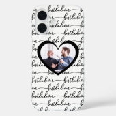 最高の父スクリプト モノクロ写真 Case-Mate iPhoneケース (裏面)