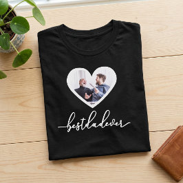 最高の父スクリプト 白黒 写真 Tシャツ