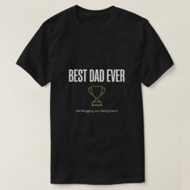 最高の父トロフィーTシャツ - 父の日ギフトに最適 Tシャツ