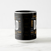 最高の父マグカップ｜英雄パパに敬意を | Dad Respect Mug マグカップ (中央)