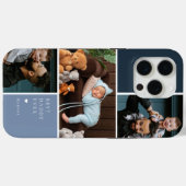 最高の父3枚フォトコラージュ Case-Mate iPhoneケース (裏面 (横))